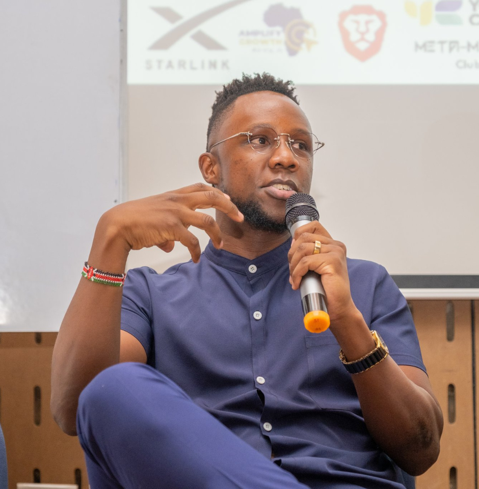 Alphabloq's Co-Founder Trevor Kimani in A panel Discussion